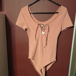 Blush pink bodysuit